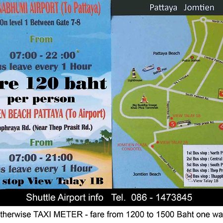B&B View Talay 1B Studio Jomtien Pattaya Exterior photo