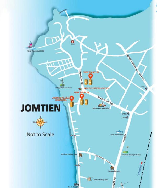 B&B View Talay 1B Studio Jomtien Pattaya Exterior photo